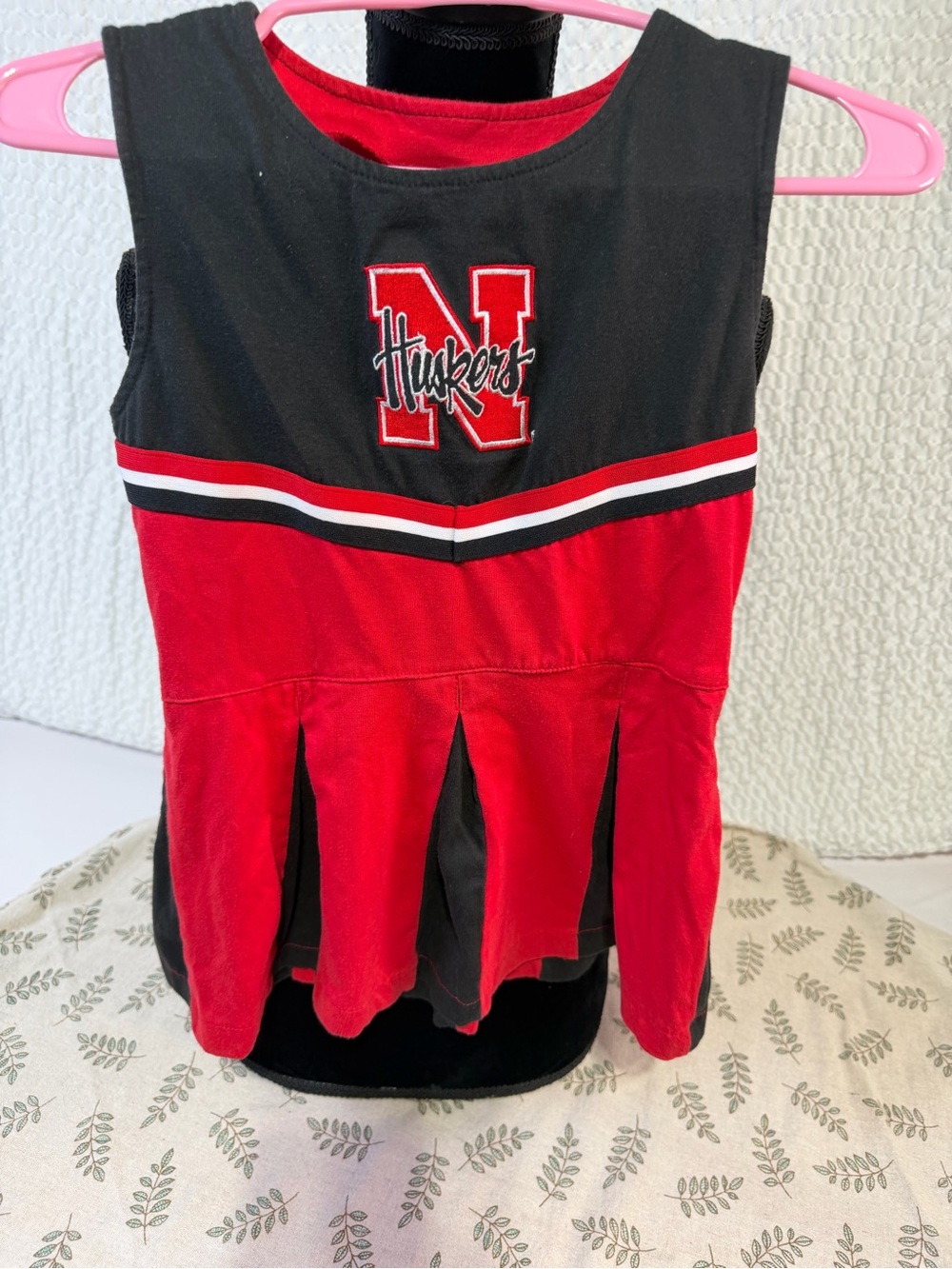 Nebraska Huskers Red & Black Girls Cheer Dress